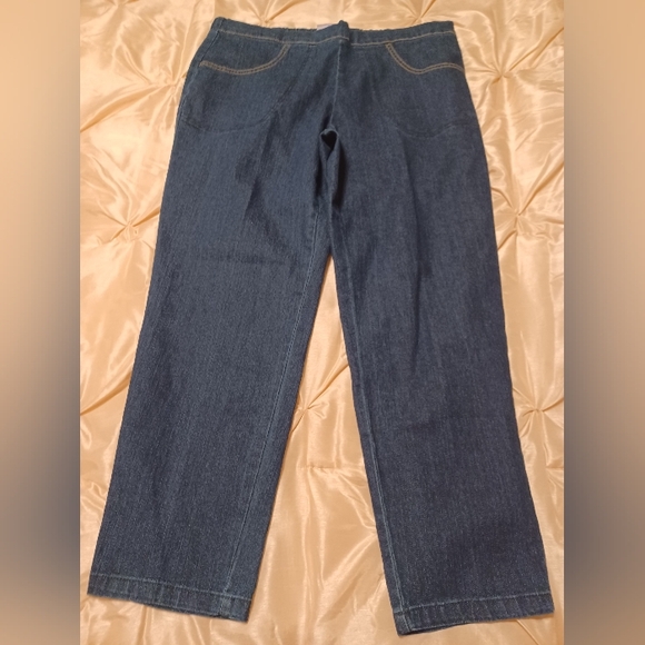Dark Blue Denim Jeans (Pull On)Size XL - Picture 4 of 11